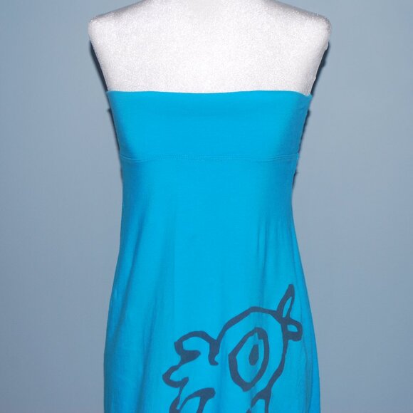 Turquoise Blue Transformative Dress/Skirt - Picture 4 of 8